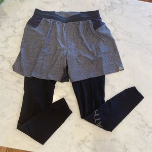 Lululemon Surge Short 6” with Tights